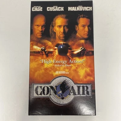 CON AIR (1995 VHS Movie) Nicholas Cage Action Thriller Foto 1 de 4