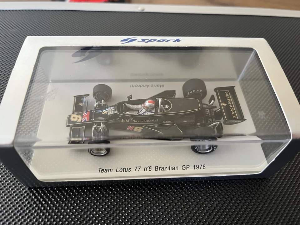 Spark 1/43 S1779 Lotus 77 #6 Brauilian GP 1976 Mario Andretti - Bild 1 von 1