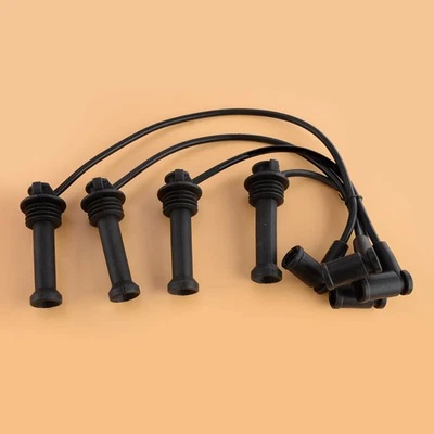 4x Spark Plug Lead Ignition Cable Fit For Ford Fiesta V Focus II Fusion Mondeo - Image 1 of 4