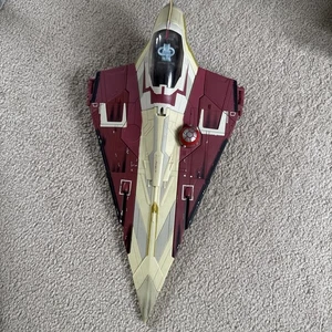 Star Wars Attack Of The Clones Jedi Starfighter Obi-Wan Kenobi’s -2001. - Picture 1 of 11