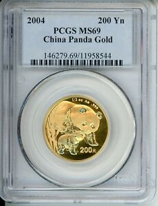PCGS Certified MS 69 Chinese Panda Gold Bullion Coins for sale | eBay