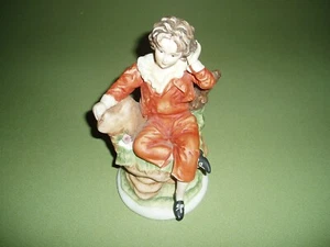 LEFTONS BOY HAND PAINTED FIGURINE KW3988 - Photo 1 sur 7