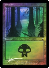 Swamp 348/350 - Foil Land MTG Magic the Gathering -  7th Edition NM (B)