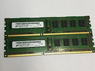 KIT OF 2 Micron MT8JTF25664AZ-1G6M1 HP RAM 2GB 1Rx8 PC3-12800U DDR3 | Tested! - Image 1 of 3