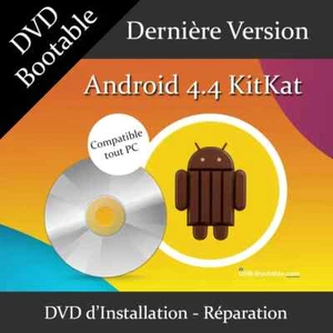 DVD Bootable Android 4.4 Kitkat + Guide d'utilisation - Photo 1/1