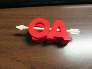 OA Letters 1960's Plastic Slide c70 - Imagen 1 de 1