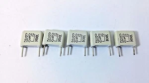 5 Pcs Capacitor MMK Metallized Polyester 0.012 uF 10% 250 V Film Capacitor New - Picture 1 of 5