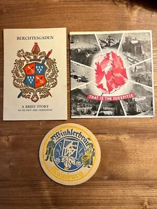 Vintage German Bavarian Zugspitz Railway & Berchtesgaden Brochures 1950s - Picture 1 of 2