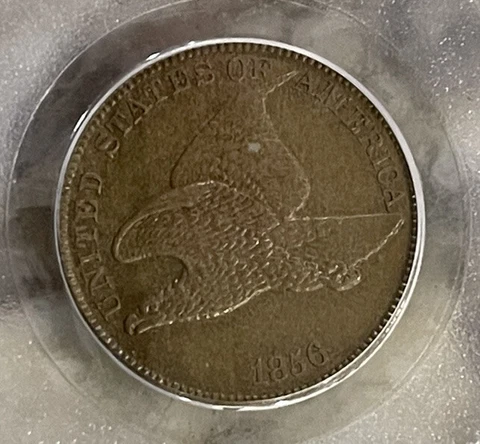 1856 Proof Flying Eagle Cent PCGS PR 64 "GORGEOUS DEEP CHOCOLATE” ENJOY! Cover