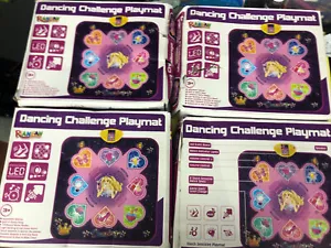 4 Lot Dance Mat Toys Touch Play Electronic Pad With Led Lights Adjustable Volume - Picture 1 of 9