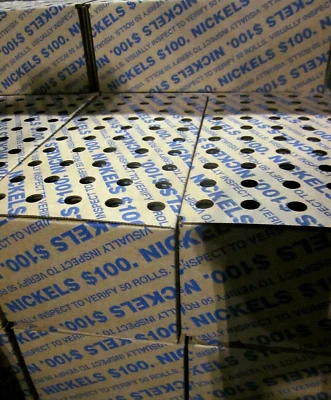 Caja de 50 rollos de níquel circulados FV $100 - Envío gratuito Foto 1 de 4