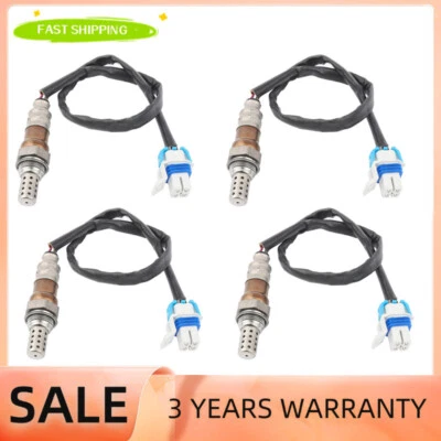 Set of 4 Oxygen Sensors For GMC Sierra 1500 4.3L V6 2003-2006 4.8L V8 2003-2005 Foto 1 de 4