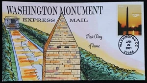 U.S. Used #3473 $12.25 Wash Monument 2001 Collins First Day Cover (FDC) - Picture 1 of 1
