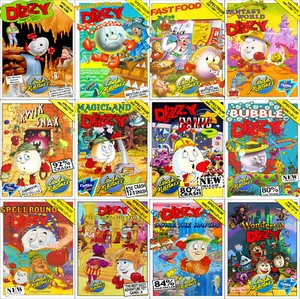 Multi-listing Dizzy Computer Game ZX Spectrum retro metal plaques signs posters - Picture 1 of 14