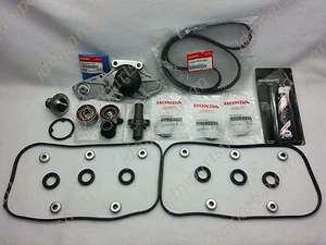 FOR 2005-2010 ACURA RL GENUINE/OEM COMPLETE TIMING BELT WATER PUMP & GASKET KIT - Picture 1 of 5