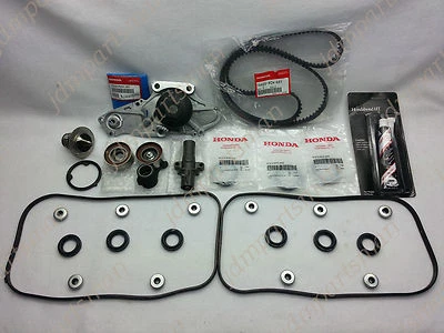 FOR 2005-2010 ACURA RL GENUINE/OEM COMPLETE TIMING BELT WATER PUMP & GASKET KIT - Image 1 of 4