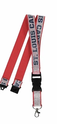 St. Louis Cardinals MLB Lanyard Sparkle Detachable Buckle Wincraft NWT - Image 1 of 4