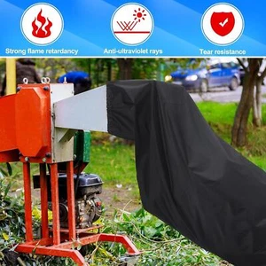 Leaf Shredder Collection Bag Leaf Cleanup Shredder Black Color Wood Chipper Bag - Picture 1 of 5