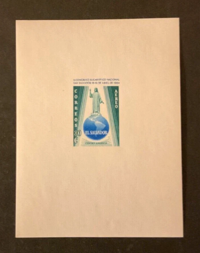 El Salvador Scott #C210 nunca articulado - Imagem 1 de 1