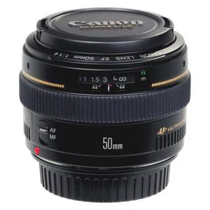 Canon EF 50mm f/1.4 USM Autofocus Lens  2515A003 - Picture 1 of 1