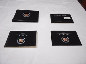 2001 CADILLAC SEVILLE OWNER MANUAL 3/PC.SET & BLACK CADILLAC FACTORY CASE - Picture 1 of 6