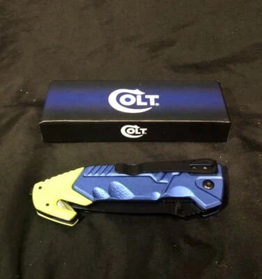 Cuchillo de Rescate Colt CT737 Velocidad Asistida Producción Limitada Nuevo Stock Antiguo y Raro Foto 1 de 3