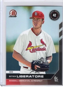 Bowman 2020 Matthew Liberatore Top 100 Prospects St. Louis Cardinals T7 - Picture 1 of 2