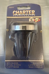 Charter Marire Accessories Stainless Stern Light Base 12 V, New - Picture 1 of 11