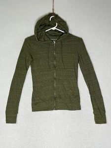 Aeropostale Clay Gray Full Zip Up Hoodie Long Sleeve Pockets Girls Size X Small - Picture 1 of 7