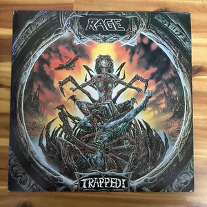 Rage - Trapped! 1992 Korea Vinyl LP With Insert - Picture 1 of 7