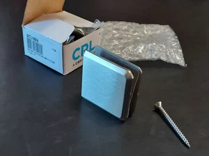 NEW CRL Brushed Nickel Wall Mount Clamp Heavy Duty BCU4BN (5 BOXES) - Picture 1 of 7