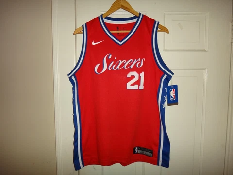 Irregular Youth L (14/16) Joel Embiid Nike Philadelphia 76ers Swingman Jersey Cover