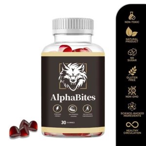 Gominolas Alpha Bites masculinas para hombre soporte de rendimiento alfabites (30 gomitas) - Imagen 1 de 24
