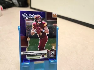 2022 Panini Donruss Optic Sam Howell The Rookies Purple Stars /25 SSP RC Rookie - Picture 1 of 2