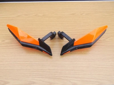 Upbeat ATV Quad Bike Hand Guards Protectors Orange Pair NEW - Image 1 of 4