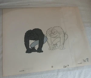 Monster Soaky Animazione Cel & DRAWING anni '60 - L'UOMO LUPO  - Foto 1 di 1