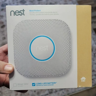 谷歌 Nest 保护烟雾和一氧化碳报警器 S3000BWES 全新快速发货 — 第 1/4 张图片