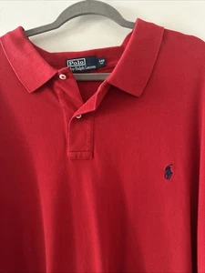 *gebraucht- RALPH LAUREN Herren Poloshirt Classic Fit - Rot 4xB - Bild 1 von 7