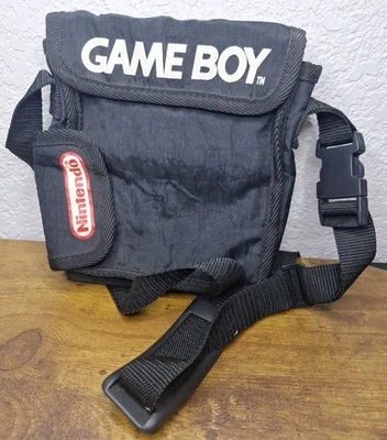 任天堂 Gameboy 手提箱旅行包黑色表带适用于游戏机 + 配件  — 第 1/4 张图片