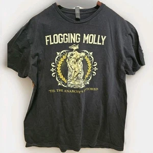 Flogging Molly XL Extra Large Black 2023 Tour Men's T-shirt Irish Punk Rock - Picture 1 of 7