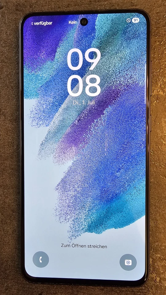 Samsung Galaxy S21 FE 5G SM-G990B/DS - 128GB - Graphite (Ohne Simlock) Top Ovp - Bild 1 von 4