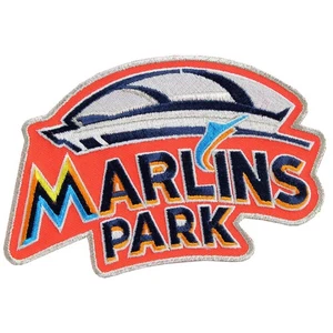 2012 Miami Marlins Park New Stadium Inaugural Season Sleeve Home Jersey Patch - Picture 1 of 1