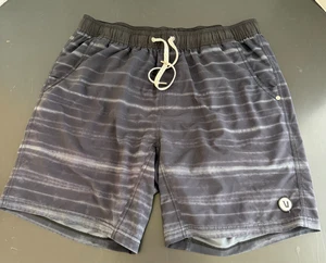 Pantalón Corto Vuori Maverick Volley Talla XL Gris Rayas $77 - Imagen 1 de 10