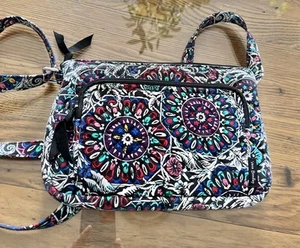Vera Bradley Stainglass Women's Cotton Hipster Crossbody Shoulder Purse - Picture 1 of 6