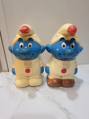 Juguete Pitufo Vintage Cuerda Juguetes de Música Raro Años 80 Coleccionable Leer Descripción  Foto 1 de 4