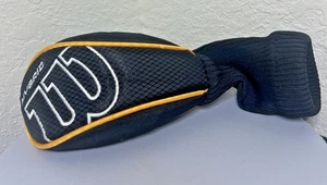 Cubierta híbrida universal Wilson. Negro con ribete amarillo nuevo sin etiquetas - Imagen 1 de 2