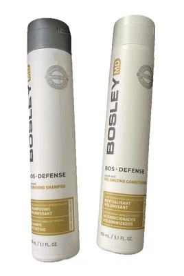 Set Bosley MD BOS Shampoo & Conditioner 5.1 oz Travel Size 2 PC - Image 1 of 3