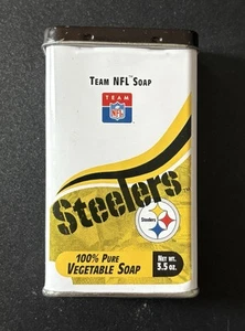 NFL Pittsburgh Steelers TEAM NFL Bar Of Soap In Collectible Metal Tin Box NEW - Picture 1 of 12