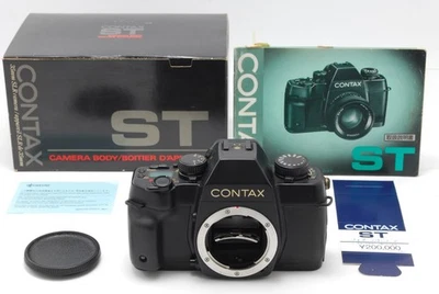 Cámara fotográfica Contax ST SLR 35 mm negra de JAPÓN Leer [casi como nueva en caja] Foto 1 de 4