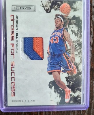 Jordan Hill 2009-10 Rookies & Stars - Dress for Success Materials  #/50 - image 1 of 4